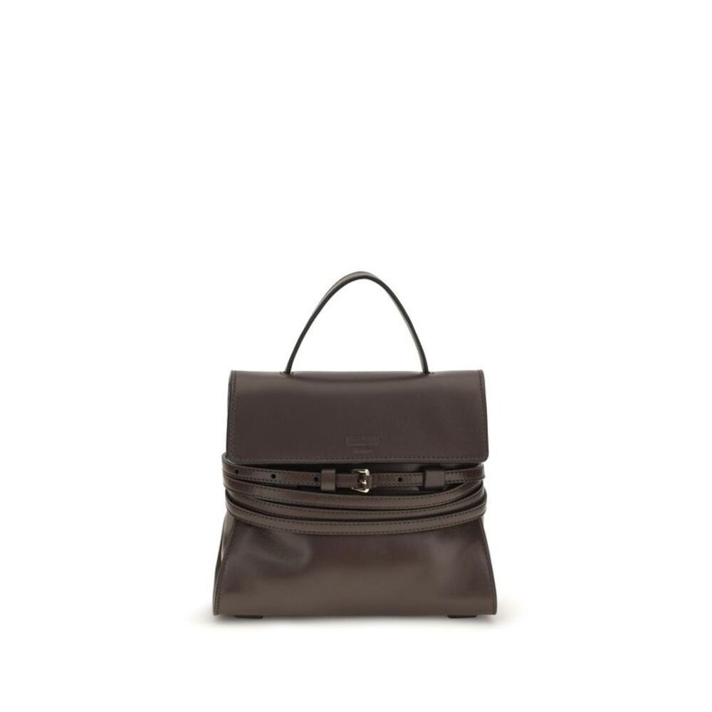 Moschino Brown Goatskin Women's Handbag